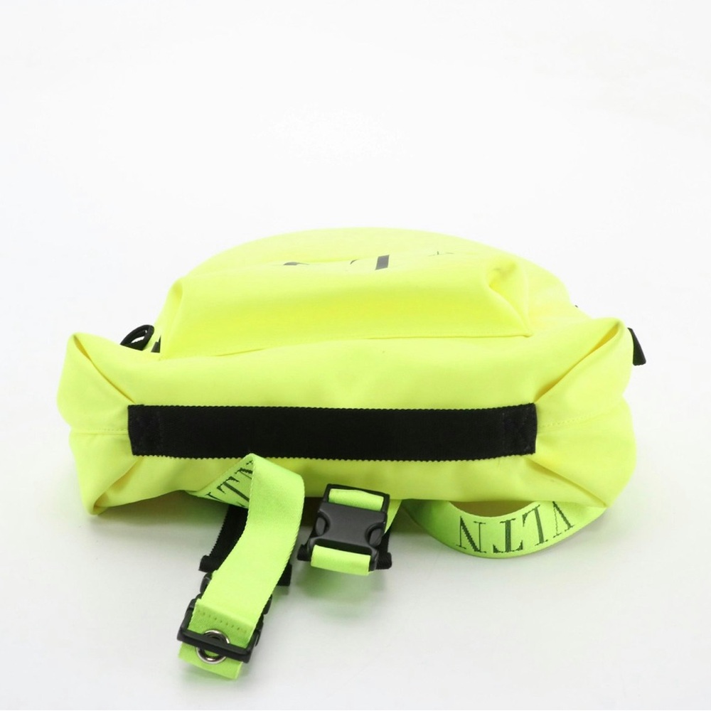 Valentino Garavani VLTN backpack neon black EUC! RARE - Picture 4 of 16
